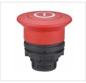 Teknic Red Mushroom Head Actuator Push Pull Ø 40mm, P2AMPP4